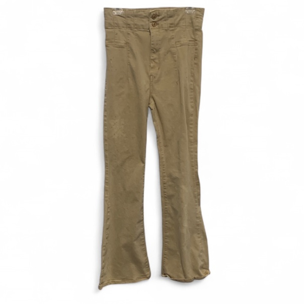We the Free Free People Tan High Rise Flare Jeans